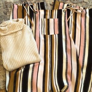 Exhilaration Striped Jumpsuit